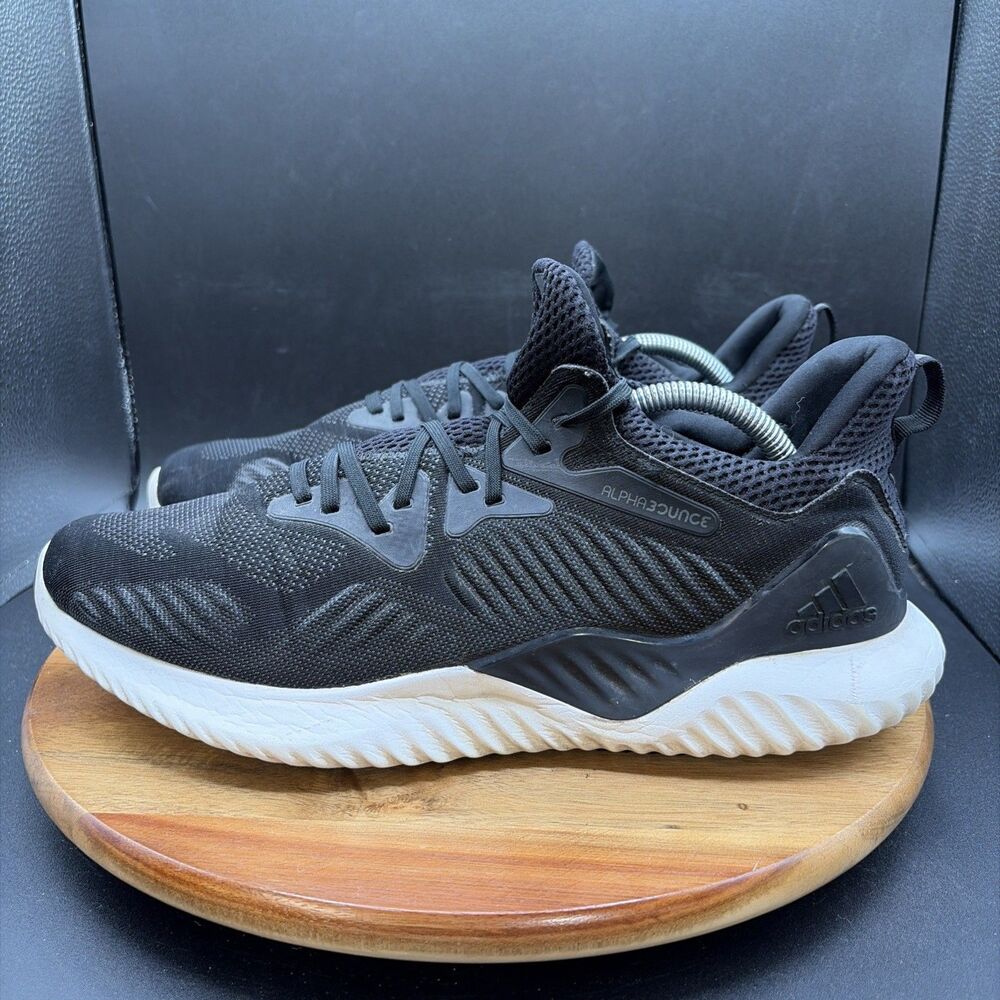 Adidas Alphabounce Beyond Mens Size 11.5 Running Shoes Black Sneakers AC8273